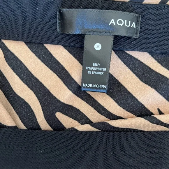 Silky Zebra Print Skirt - Picture 6 of 6